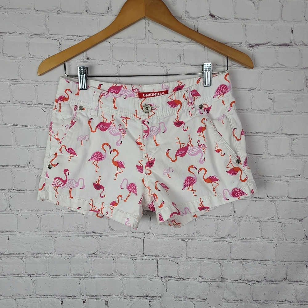Unionbay Flamingo Shorts  Juniors Sz 3